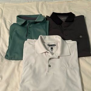 Lot of 3 Medium Men’s Polo Shirts